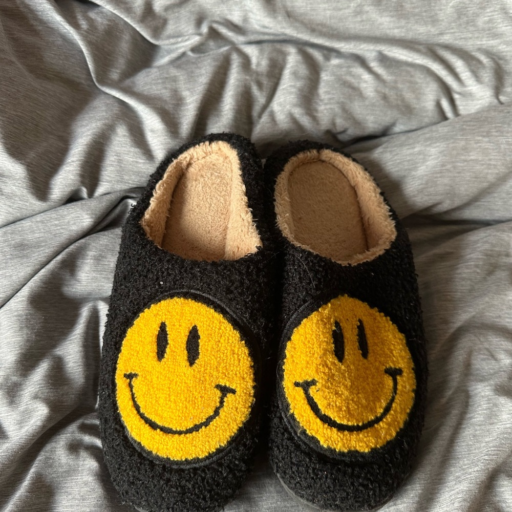 Smiley Face Slippers